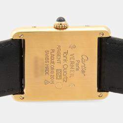 Pre Owned Cartier Tank Must Quartz Silver Women's Wristwatch 23 mm