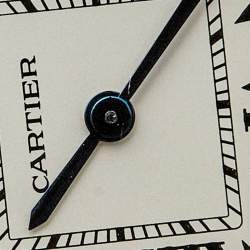 Pre Owned Cartier Panthere WJPN0016 Silver Dial 18K Yellow Gold Diamond Women's Wristwatch 27 mm
