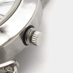 Pre Owned Cartier Pasha C de Cartier W31074M7 Automatic White Stainless Steel Women's Wristwatch 35 mm