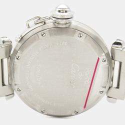 Pre Owned Cartier Pasha C de Cartier W31074M7 Automatic White Stainless Steel Women's Wristwatch 35 mm