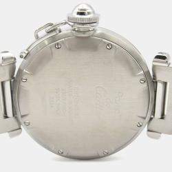 Pre Owned Cartier Pasha C de Cartier W31015M7 Automatic White Stainless Steel Women's Wristwatch 35 mm