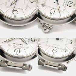 Pre Owned Cartier Pasha C de Cartier W31074M7 Automatic White Stainless Steel Women's Wristwatch 35 mm