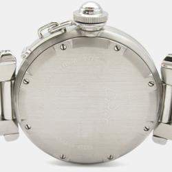 Pre Owned Cartier Pasha C de Cartier W31074M7 Automatic White Stainless Steel Women's Wristwatch 35 mm
