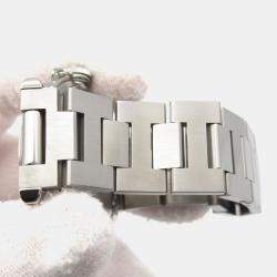 Pre Owned Cartier Pasha C de Cartier W31074M7 Automatic White Stainless Steel Women's Wristwatch 35 mm