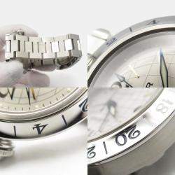 Pre Owned Cartier Pasha C de Cartier W31029M7 Automatic Silver Stainless Steel Women's Wristwatch 35 mm