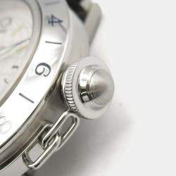 Pre Owned Cartier Pasha C de Cartier W31029M7 Automatic Silver Stainless Steel Women's Wristwatch 35 mm