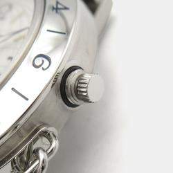 Pre Owned Cartier Pasha C de Cartier W31029M7 Automatic Silver Stainless Steel Women's Wristwatch 35 mm