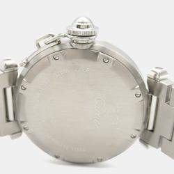Pre Owned Cartier Pasha C de Cartier W31029M7 Automatic Silver Stainless Steel Women's Wristwatch 35 mm