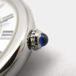 Pre Owned Cartier Ronde Solo W6701004 Quartz White Stainless Steel Women's Wristwatch 29 mm