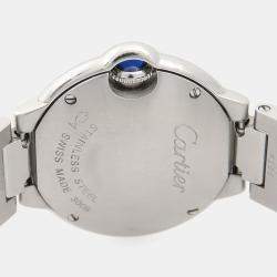 Pre Owned Cartier Ballon Bleu WSBB0067 Quartz Silver Stainless Steel Women's Wristwatch 28mm