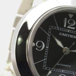 Pre Owned Cartier Pasha C de Cartier W31076M7 Automatic Black Stainless Steel Women's Wristwatch 35 mm