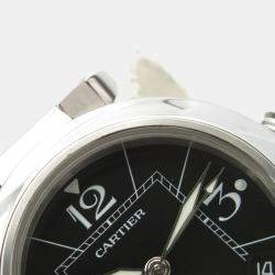 Pre Owned Cartier Pasha C de Cartier W31076M7 Automatic Black Stainless Steel Women's Wristwatch 35 mm