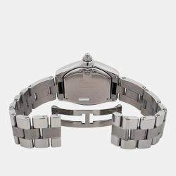 Pre Owned Cartier Roadster W62016V3 Quartz Silver Stainless Steel Women's Wristwatch 30 mm