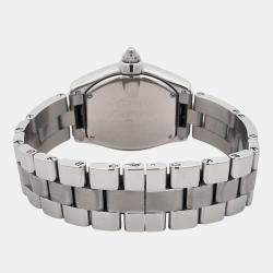Pre Owned Cartier Roadster W62016V3 Quartz Silver Stainless Steel Women's Wristwatch 30 mm