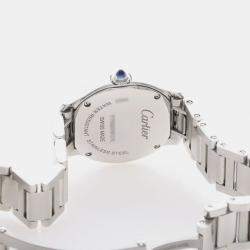 Pre Owned Cartier Ronde Must WSRN0033 Quartz Stainless Steel Women's Wristwatch 29 mm