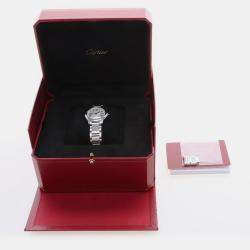 Pre Owned Cartier Ronde Must WSRN0033 Quartz Stainless Steel Women's Wristwatch 29 mm