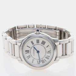 Pre Owned Cartier Ronde Must WSRN0033 Quartz Stainless Steel Women's Wristwatch 29 mm