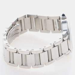 Pre Owned Cartier Ronde Must WSRN0033 Quartz Stainless Steel Women's Wristwatch 29 mm