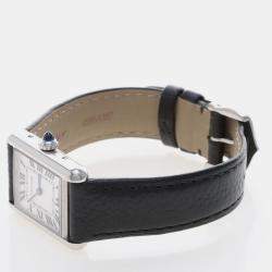 Pre Owned Cartier Tank Must WSTA0042 Quartz Stainless Steel Women's Wristwatch 22 mm