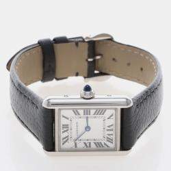 Pre Owned Cartier Tank Must WSTA0042 Quartz Stainless Steel Women's Wristwatch 22 mm