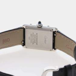 Pre Owned Cartier Tank Must WSTA0042 Quartz Stainless Steel Women's Wristwatch 22 mm
