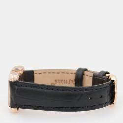 Pre Owned Cartier Tank Anglaise Diamond WJTA0007 Quartz Rose Gold Stainless Steel Women's Wristwatch 22 mm