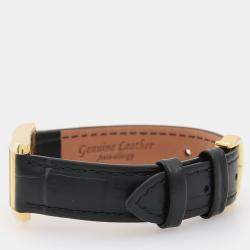 Pre Owned Cartier Tank Francaise W5000256 Quartz Yellow Gold Women's Wristwatch 18.5 mm