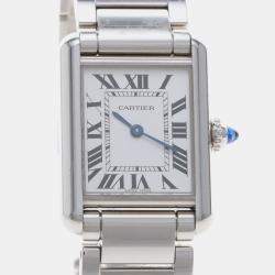 Pre Owned Cartier Tank Must WSTA0051 Quartz Stainless Steel Women's Wristwatch 22 mm