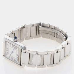 Pre Owned Cartier Tank Must WSTA0051 Quartz Stainless Steel Women's Wristwatch 22 mm