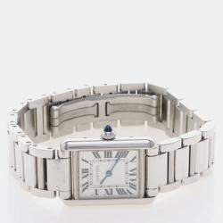 Pre Owned Cartier Tank Must WSTA0051 Quartz Stainless Steel Women's Wristwatch 22 mm