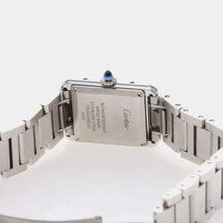 Pre Owned Cartier Tank Must WSTA0051 Quartz Stainless Steel Women's Wristwatch 22 mm