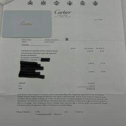 Pre Owned Cartier Panthere Medium W2PN0019 Quartz White 18k Yellow Gold Stainless Steel Women's Wristwatch 29 mm