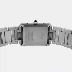 Pre Owned Cartier Tank Solo 4323 Quartz Stainless Steel Women's Wristwatch 25.5 mm