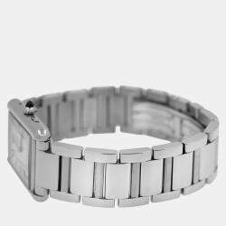 Pre Owned Cartier Tank Solo 4323 Quartz Stainless Steel Women's Wristwatch 25.5 mm