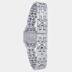 Pre Owned Cartier Panthere WF3206Q5 Quartz Salmon Dial 18k White Gold Diamond Women's Wristwatch 20mm