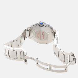 Pre Owned Cartier Ballon Bleu W69011Z4 Automatic Silver Stainless Steel Unisex Wristwatch 42mm