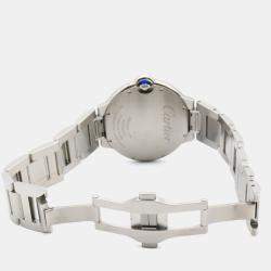 Pre Owned Cartier Ballon Bleu WSBB0040 Automatic Silver Stainless Steel Women's Wristwatch 39.5 mm