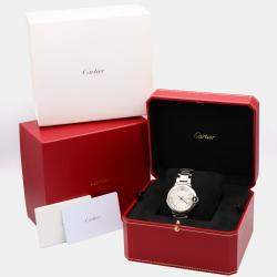 Pre Owned Cartier Ballon Bleu WSBB0040 Automatic Silver Stainless Steel Women's Wristwatch 39.5 mm
