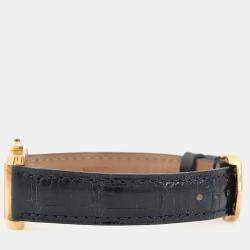 مملوكة مسبقًا Cartier Tank Francaise W5000256 Quartz White 18K Yellow Gold Women's Wristwatch 25mm