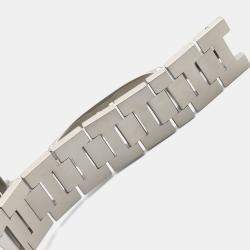 مملوكة مسبقًا Cartier Pasha C de Cartier W31044M7 Automatic Silver Stainless Steel Women's Wristwatch 35 mm