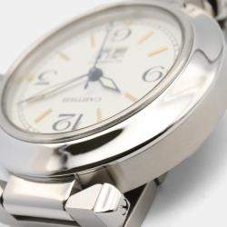 مملوكة مسبقًا Cartier Pasha C de Cartier W31044M7 Automatic Silver Stainless Steel Women's Wristwatch 35 mm