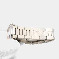مملوكة مسبقًا Cartier Pasha C de Cartier W31044M7 Automatic Silver Stainless Steel Women's Wristwatch 35 mm