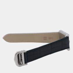 مملوكة مسبقًا ساعة يد نسائية كارتير تانك W1016830 كوارتز رمادية ستانلس ستيل 22 مم