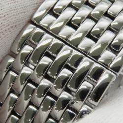 مملوكة مسبقًا Cartier Panthere W61003T9 Quartz Pink Shell Stainless Steel Women's Wristwatch 21 mm