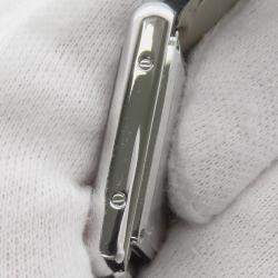 مملوكة مسبقًا Cartier Tank WSTA0042 Quartz Silver Stainless Steel Women's Wristwatch 29.5 mm× 22 mm