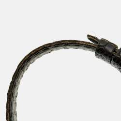 Pre Owned ساعة يد نسائية كارتتيه تانك كوارتز أسود ذهب أصفر عيار 18 20 مم