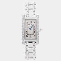 Pre Owned Pre-Owned Cartier Tank Americaine WB7018L1 28mm x 19mm