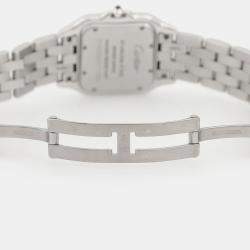 مملوكة مسبقًا ساعة كارتير بانثر ستانلس ستيل فضية كوارتز للنساء 26.5 مم