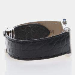 مملوكة مسبقًا ساعة يد نسائية كارتير تانك سولو W5200005 كوارتز ميناء فضي ستانلس ستيل 24.5 مم