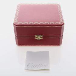 مملوكة مسبقًا ساعة يد نسائية كارتير تانك سولو W5200005 كوارتز ميناء فضي ستانلس ستيل 24.5 مم